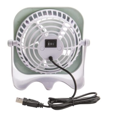 Ventilator mini de birou Equation, 3 W, USB, verde