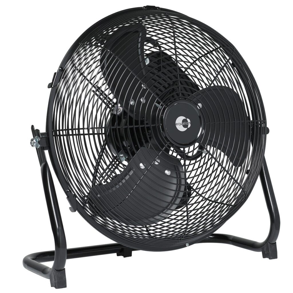 Ventilator de podea Equation Jervis 3, 45 W, 30 cm, Negru