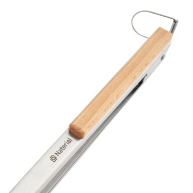 Set Accesorii Grătar Naterial, Inox și Lemn, 44 cm