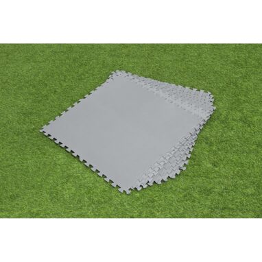 Covoraș Protecție Sol Bestway, 78 x 78 cm, Set 9 Bucăți, Gri