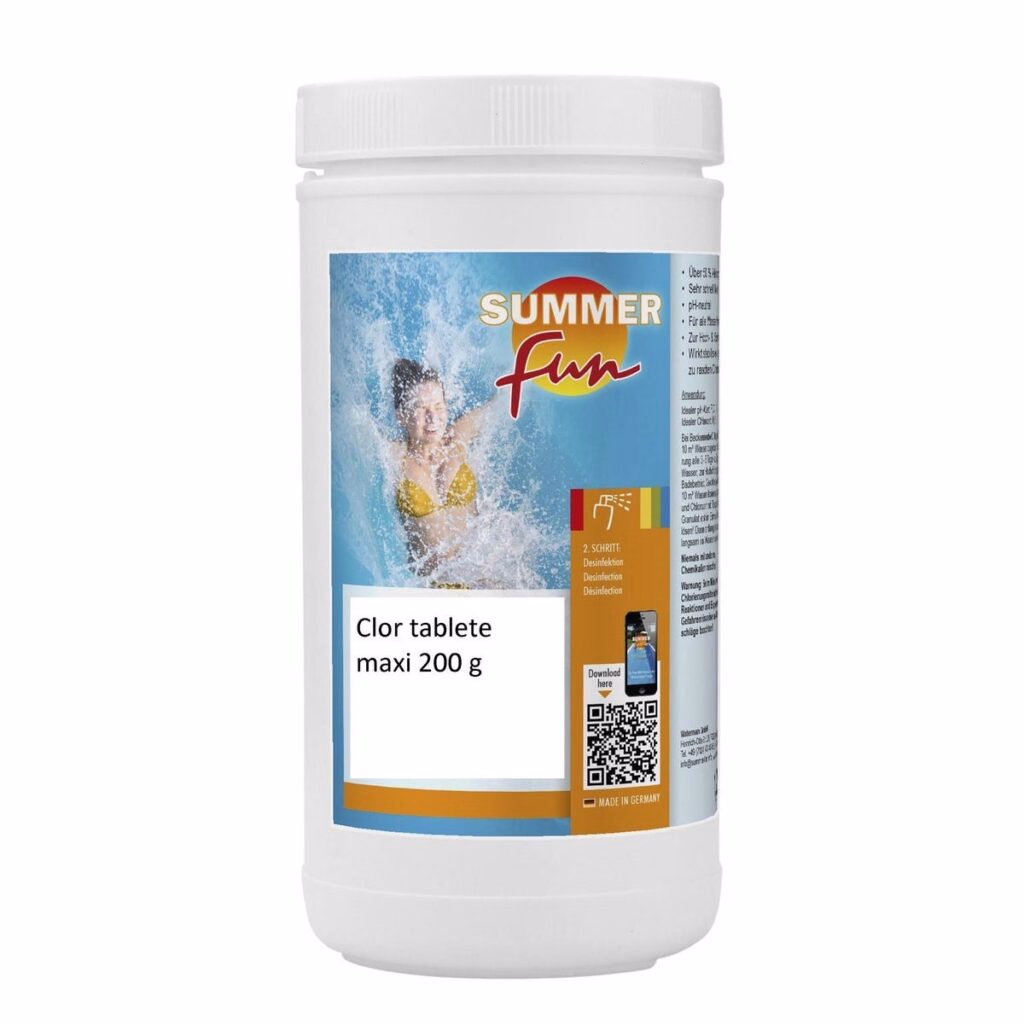 Tablete Clor Piscina 1 kg - Creștere Valoare Clor Apa