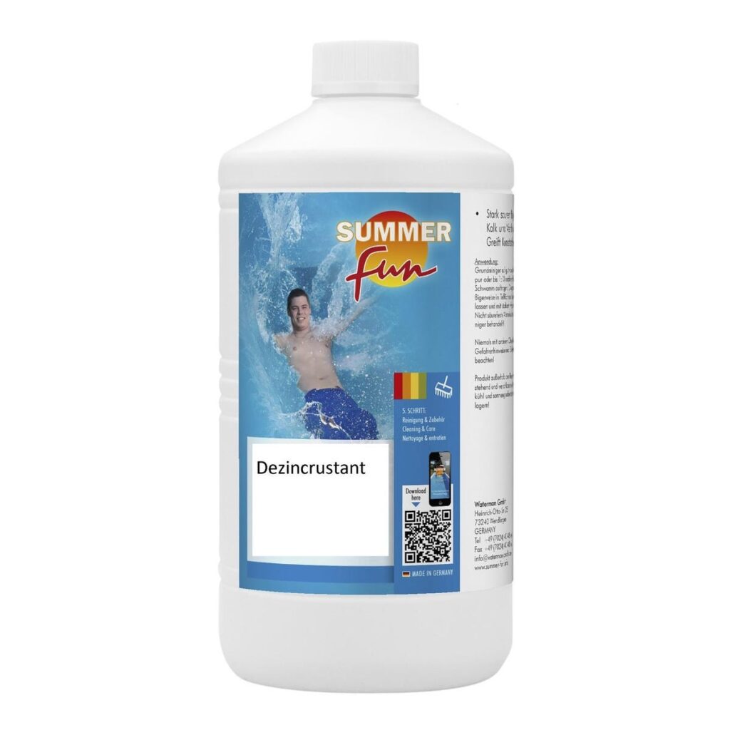 Dezincrustant Calcar Piscină, 1 L - Fabricat în Germania