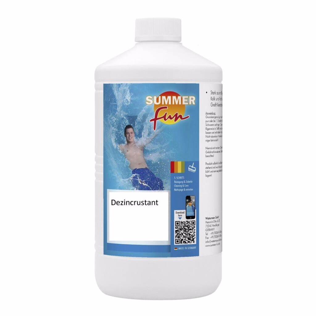 Dezincrustant Calcar Piscină, 1 L - Fabricat în Germania