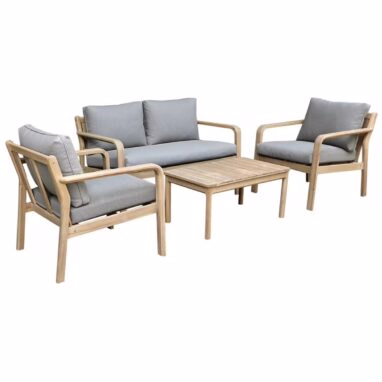 Set Mobilier Grădină GoodHome Riveo Acacia, 4 Piese, Maro