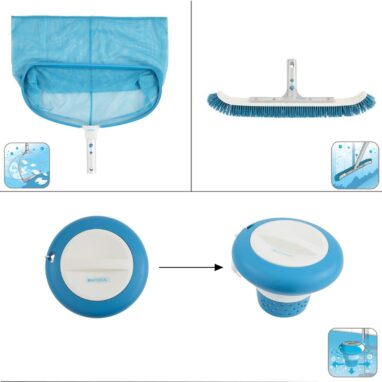 Set întreținere și curățare piscină Naterial - Kit Manual