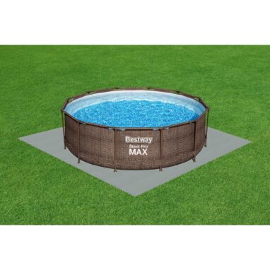 Set 9 Plăci Protecție Piscină Bestway, 50 x 50 cm, Gri