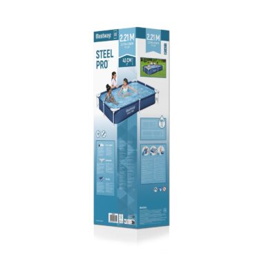 Piscina Bestway Steel Pro Dreptunghiulară, 221x150x43 cm