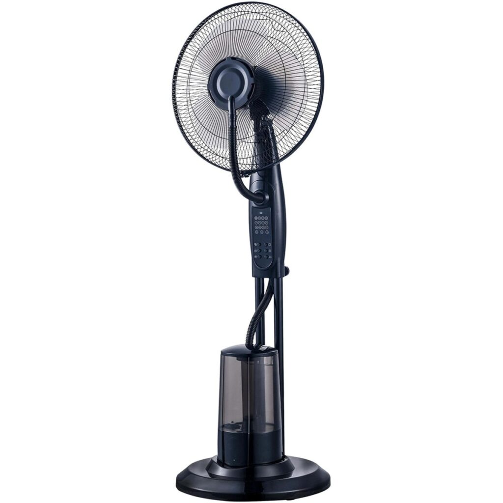 Ventilator cu pulverizare Kingfisher, 75 W, 3 Viteze, Negru