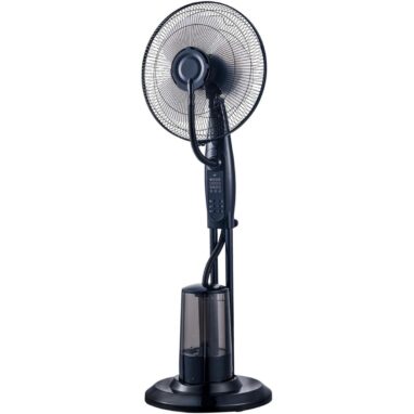 Ventilator cu pulverizare Kingfisher, 75 W, 3 Viteze, Negru