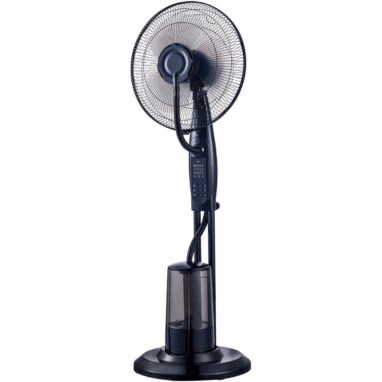 Ventilator cu pulverizare Kingfisher, 75 W, 3 Viteze, Negru