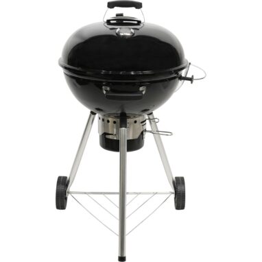 Grătar cărbune Elland, 57 cm, mobil cu capac și roți