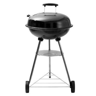 Gratar pe carbune cu roti si capac, diametru 47 cm