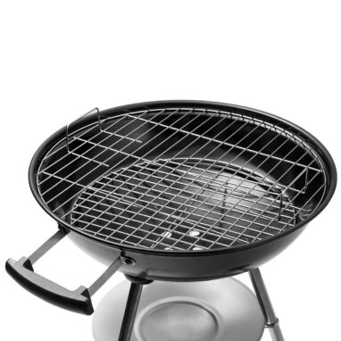Gratar pe carbune cu roti si capac, diametru 47 cm