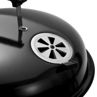 Gratar pe carbune cu roti si capac, diametru 47 cm