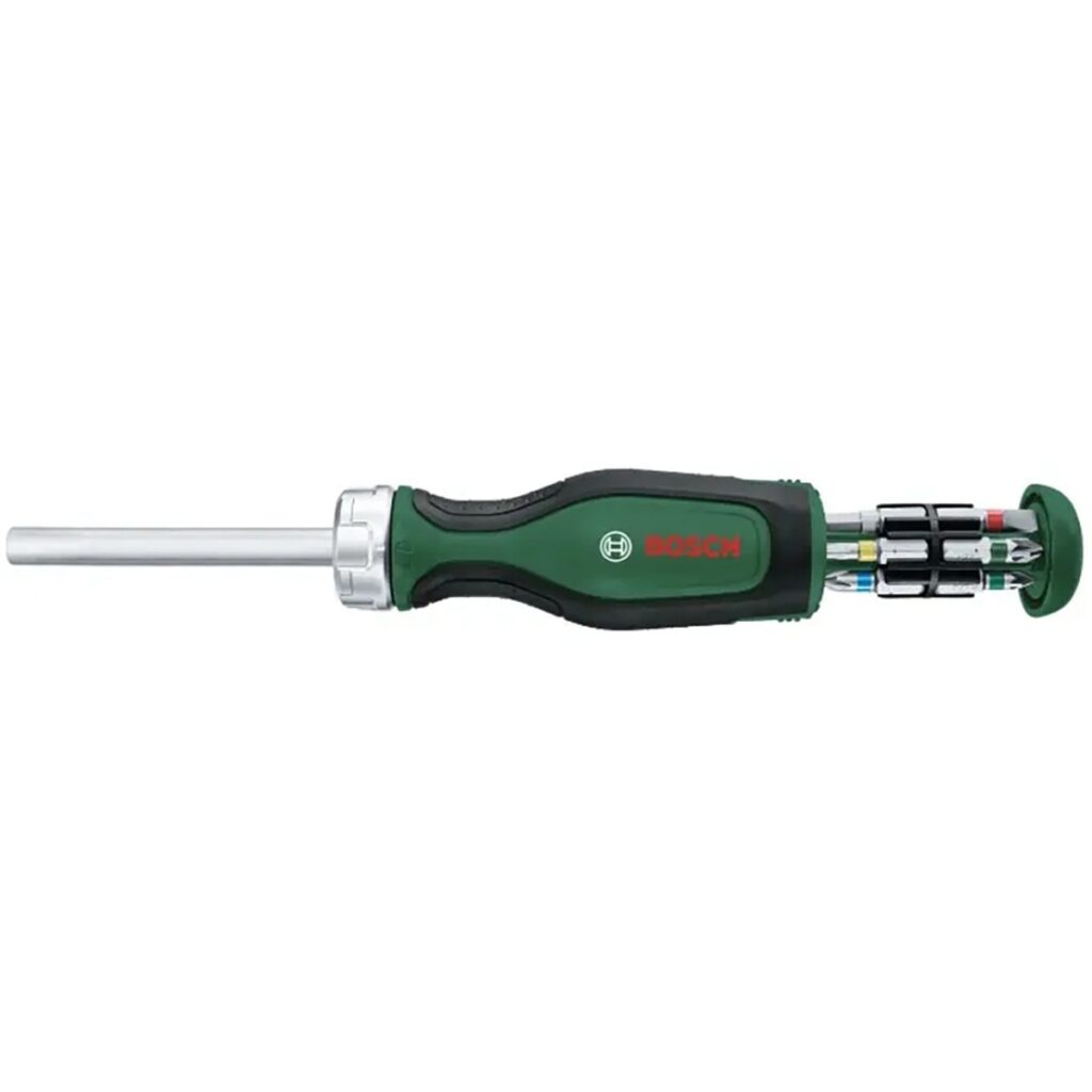 Șurubelniță cu clichet BOCH 1600A032V0, Set 12 piese