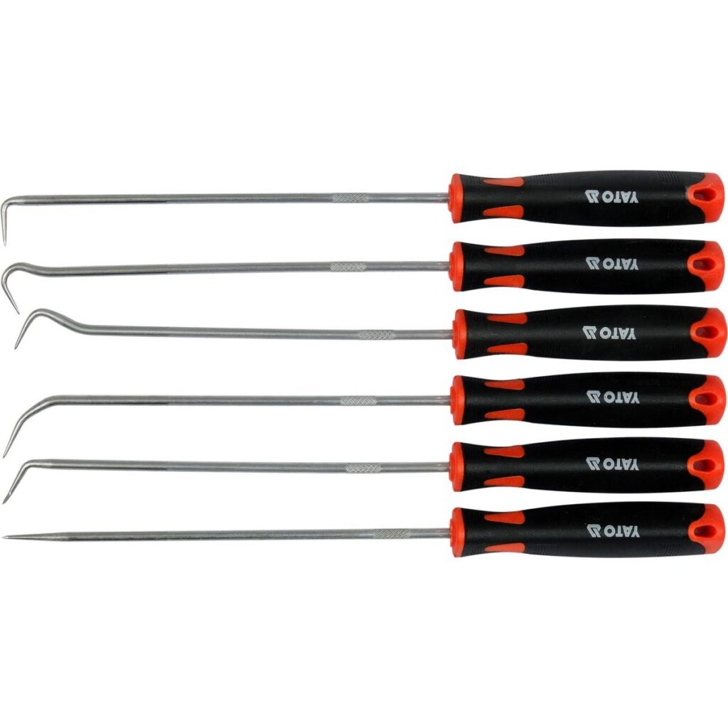 Set 6 Cârlige Extras Garnituri Yato, 240 mm, Crom-Vanadiu