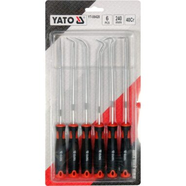 Set 6 Cârlige Extras Garnituri Yato, 240 mm, Crom-Vanadiu