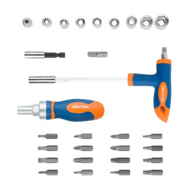 Set 2 Șurubelnițe și 29 Accesorii Dexter - Lucrări Mecanice