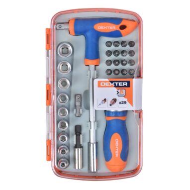 Set 2 Șurubelnițe și 29 Accesorii Dexter - Lucrări Mecanice