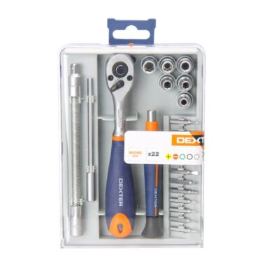 Set 22 Instrumente pentru Înșurubare Dexter - Precizie
