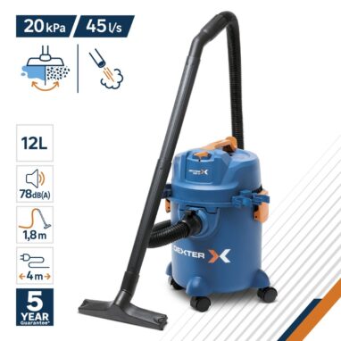 Aspirator umed/uscat Dexter 1200 W, Rezervor 12 L